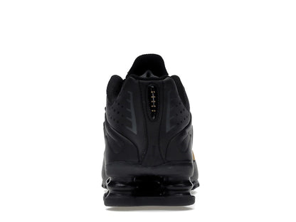 Nike Shox R4 Black Metallic Gold (GS)