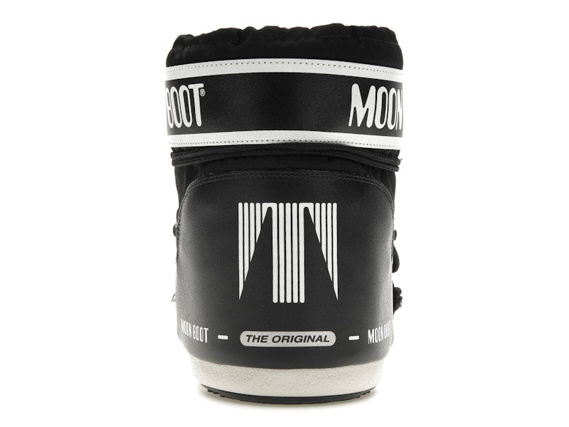 Moon Boot Icon Low Nylon Boot Black White