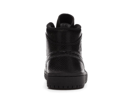 Jordan 1 Mid Black Snakeskin (Women's)