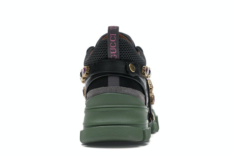 Gucci Flashtrek SEGA Green Removable Crystal