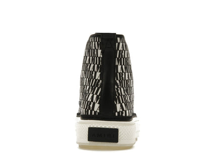 AMIRI Court Hi All Over Logo Black White