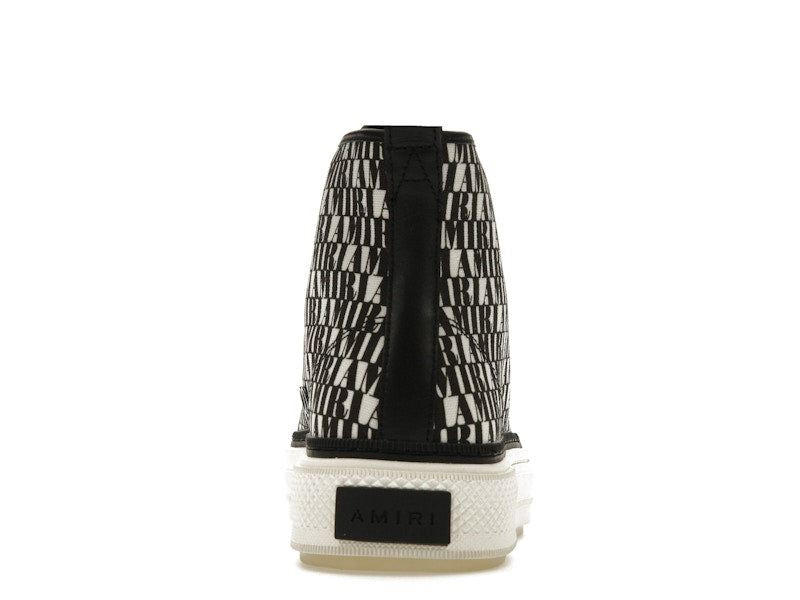 AMIRI Court Hi All Over Logo Black White