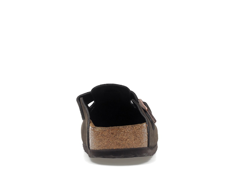 Birkenstock Boston Soft Footbed Suede  Mocha