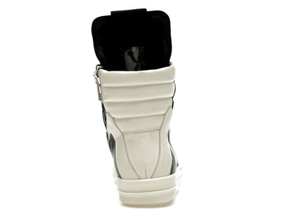 Rick Owens Strobe Geobasket High Black Milk