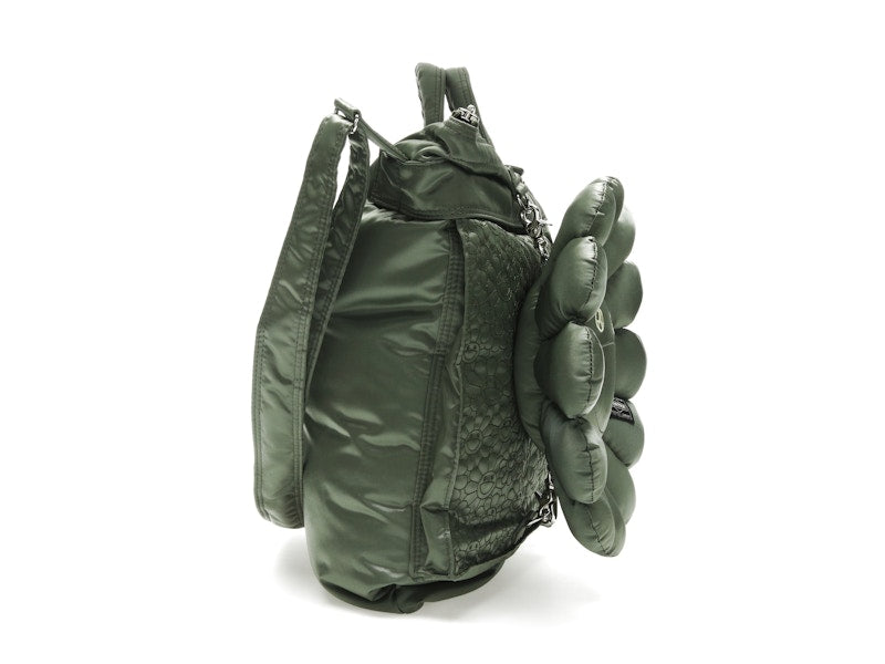 Takashi Murakami x PORTER 2Way Helmet Bag Sage Green