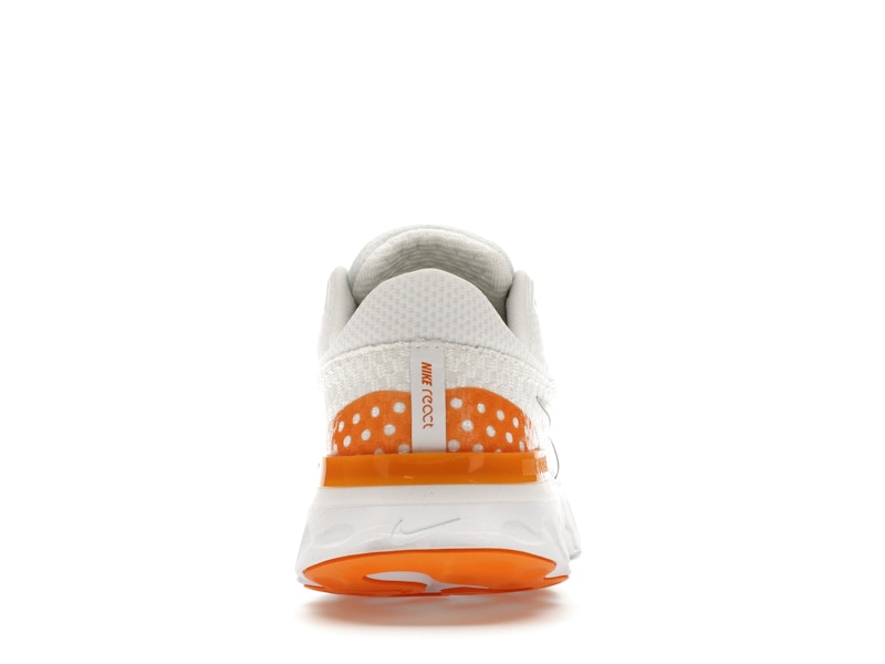 Nike React Infinity Run Flyknit 3 White Grey Kumquat