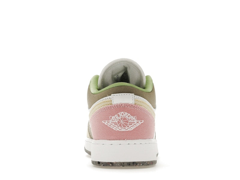 Jordan 1 Low Pastel Grind Vivid Green (GS)