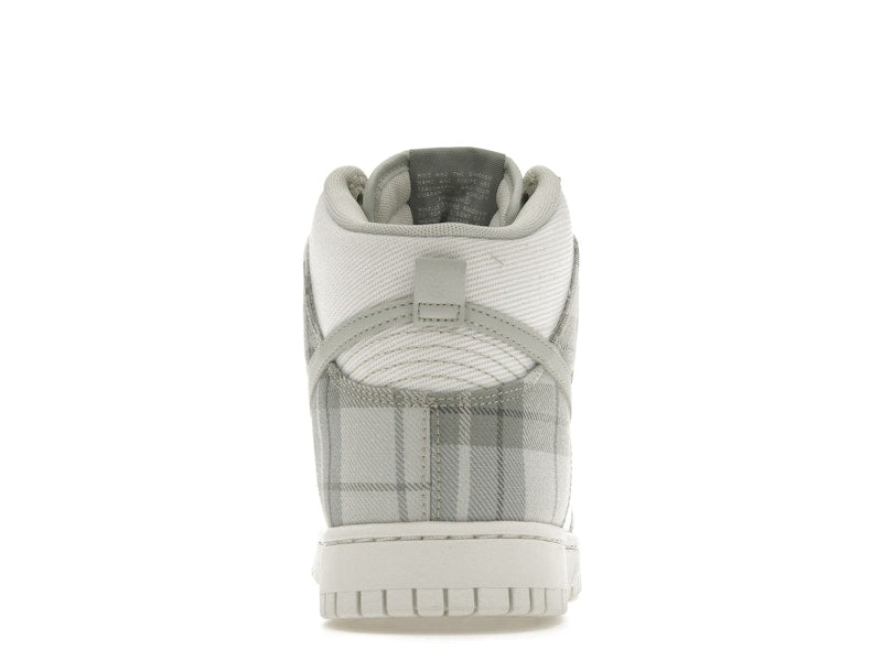 Nike Dunk High SE Tartan Plaid White Light Green