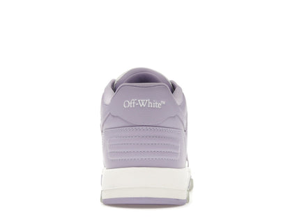 OFF-WHITE Out Of Office Calf Leather White Lilac