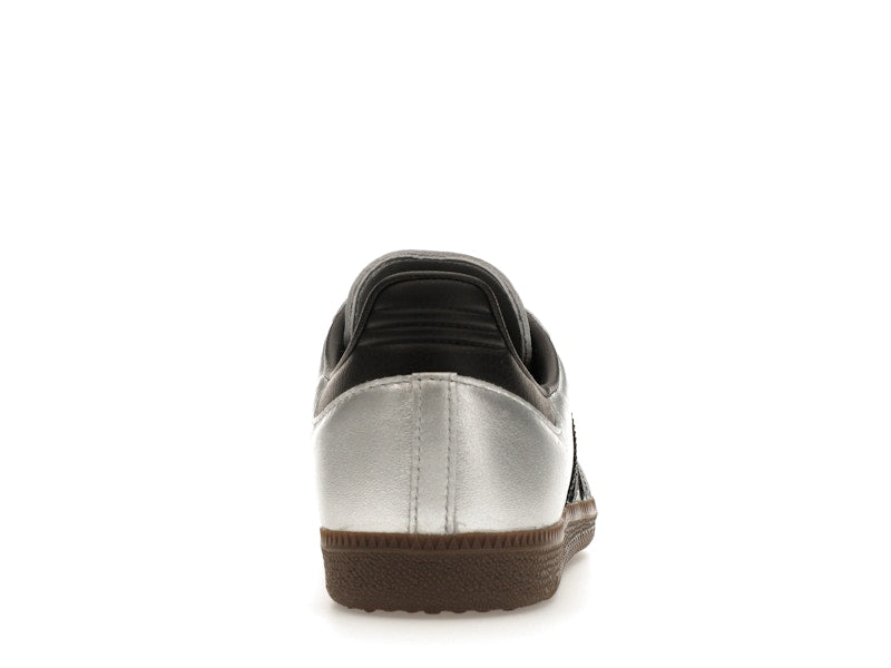 adidas Samba OG Silver Metallic Black Gum (Women's)