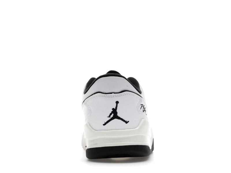Jordan Flight Court White Sail Black