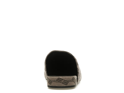 Balenciaga Cozy Jacquard Mules Brown