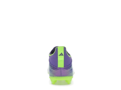 adidas F50 League Laceless FG/MG Purple Rush Cloud White Lucid Lemon (GS)