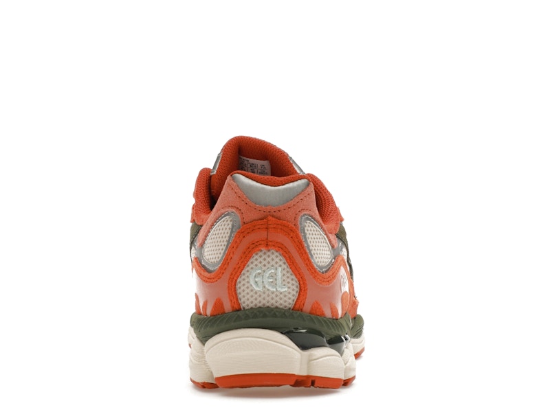 ASICS Gel-NYC Oatmeal Forest Green Orange