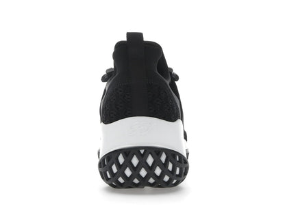 Roger Vivier Viv' Run Fabric Black White Crystal Buckle (Women's)