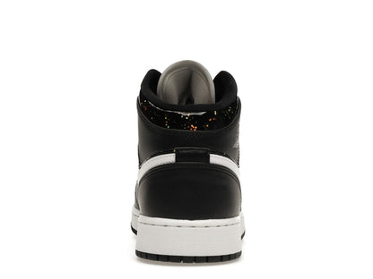 Jordan 1 Mid Black Speckle (GS)