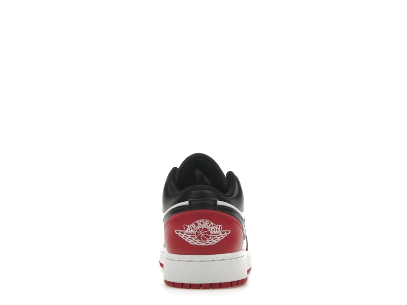 Jordan 1 Low Bred Toe 2.0 (GS)