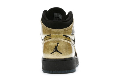Jordan 1 Mid Metallic Gold Coin Black (GS)