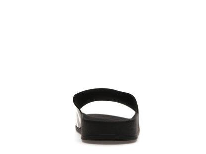 Off-White Spray Stripes Slides Black