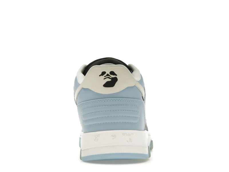 OFF-WHITE Out Of Office OOO Low Tops Light Blue Black