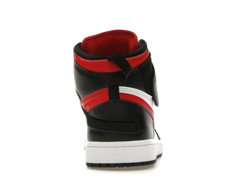 Jordan 1 High FlyEase Black White Fire Red