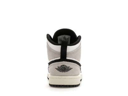 Jordan 1 Mid SE Craft White Cement Grey Black (PS)