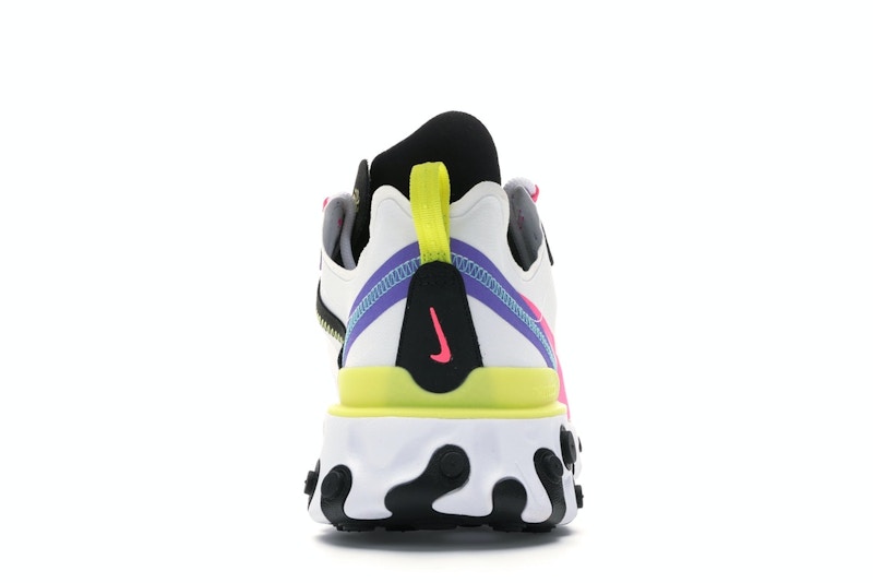 Nike React Element 55 White Psychic Purple Hyper Pink