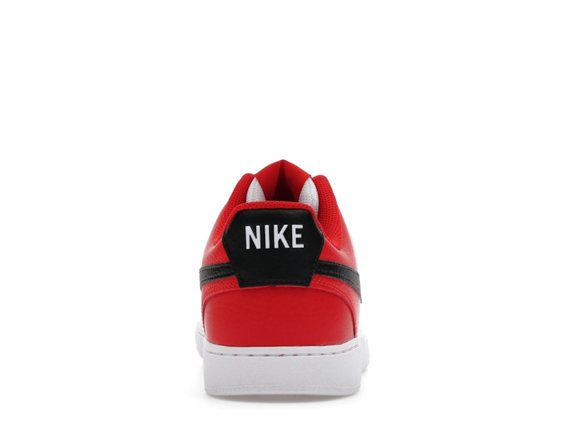 Nike Court Vision Low White Black University Red