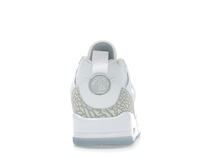 Jordan Spizike Low White Metallic Silver Barely Blue Neutral Grey
