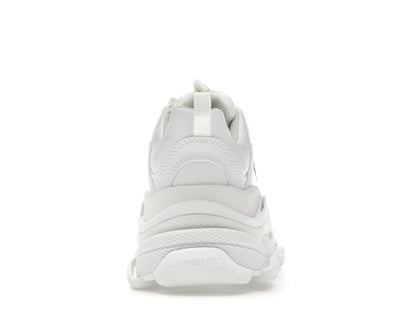 Balenciaga Triple S Synthetic Leather Triple White (Women's)