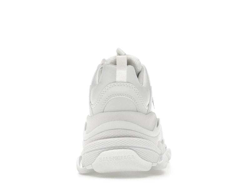 Balenciaga Triple S Synthetic Leather Triple White (Women's)