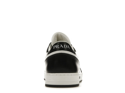 Prada Downtown Low Top Sneakers Leather White Black