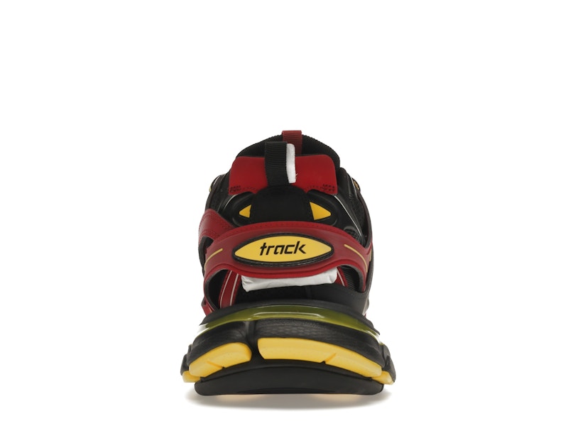 Balenciaga Track Trainers Burgundy Black
