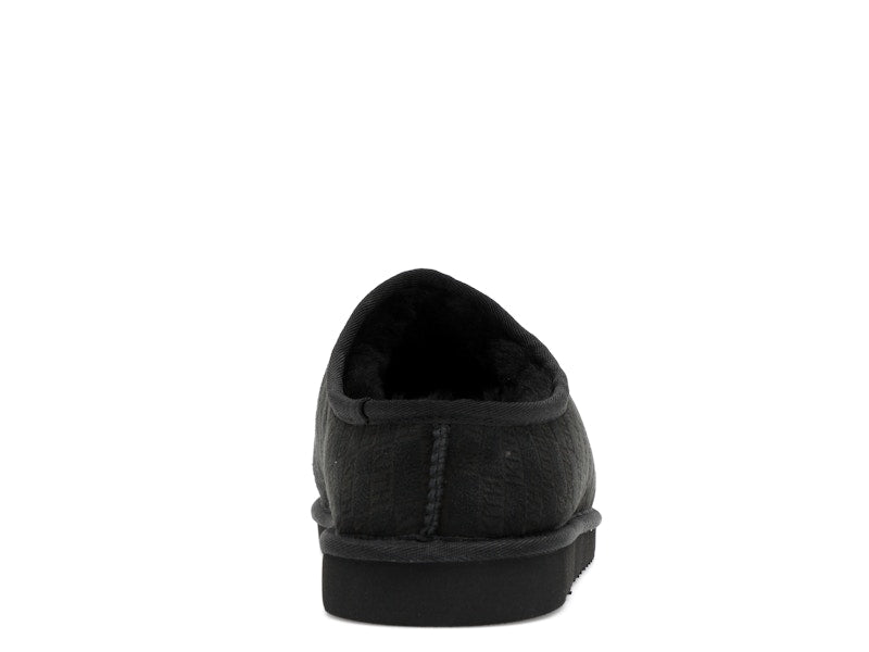 Kith Kithmas Monogram Shearling Slippers Black