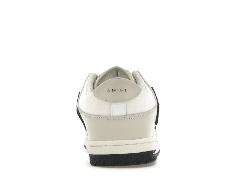 AMIRI Skel Top Low White Light Grey Black