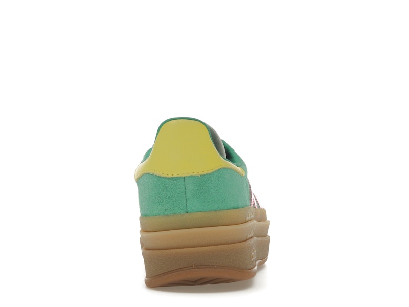 adidas Gazelle Bold Court Green Lucid Pink (Women's)