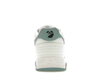 OFF-WHITE Out Of Office OOO Low Tops White Celadon