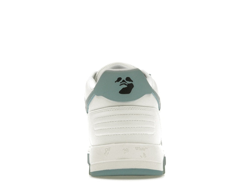 OFF-WHITE Out Of Office OOO Low Tops White Celadon