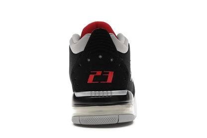 Jordan Big Fund Black Metallic Silver University Red