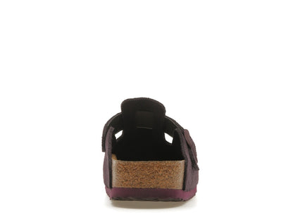 Birkenstock Boston Soft Footbed Suede Wine
