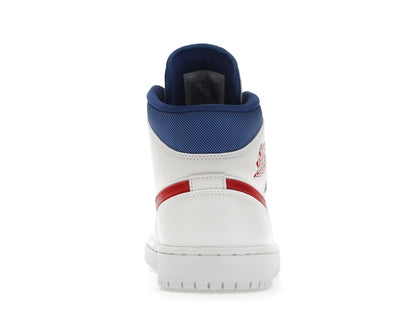 Jordan 1 Mid White Red Royal (Women's)