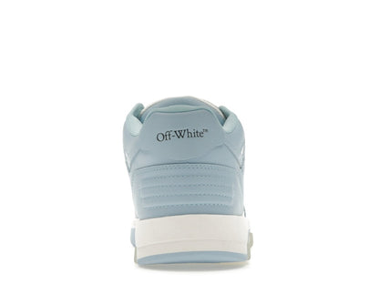 OFF-WHITE OOO Low Out Of Office Calf Leather White Light Blue