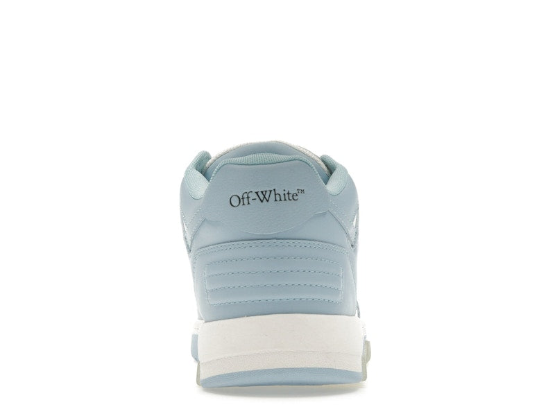 OFF-WHITE OOO Low Out Of Office Calf Leather White Light Blue