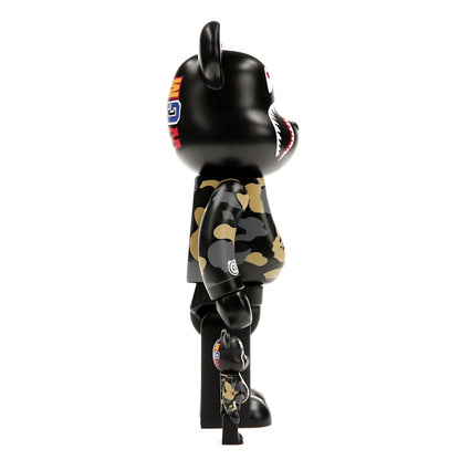 Bearbrick x BAPE Madison Avenue Exclusive Shark Camo 100% & 400% Set