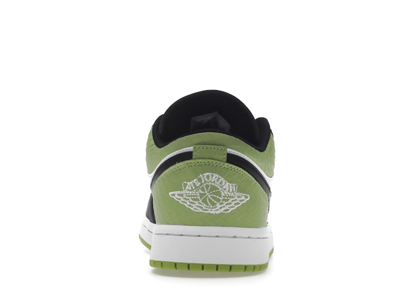 Jordan 1 Low Snakeskin Vivid Green (Women's)