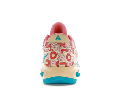 Nike Zoom Freak 4 Letter Bros Vanilla Lightning