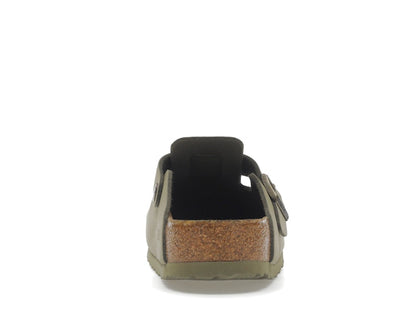 Birkenstock Boston Vegan Birkibuc Khaki