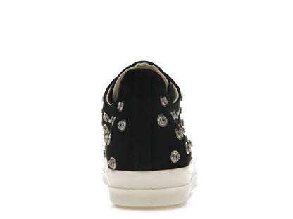 Rick Owens DRKSHDW Low Sneaks Eyelet Black Milk