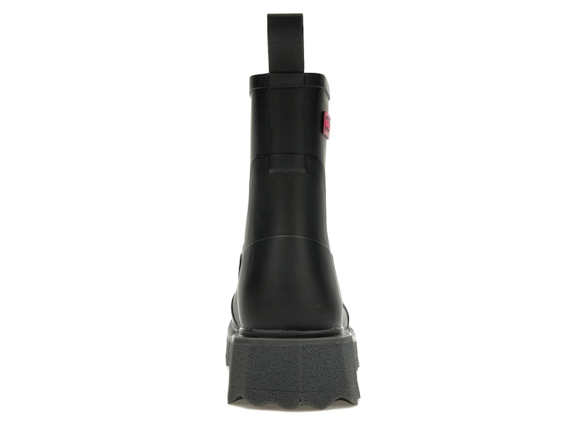 OFF-WHITE Rubber Rain Boot Black