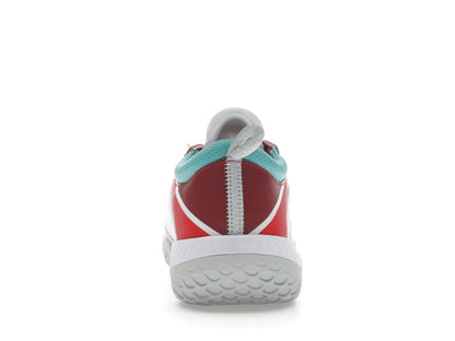 Nike Court Zoom NXT HC White Light Silver Habanero Red Washed Teal (Women's)